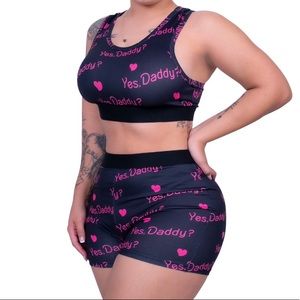 💎✨Yes daddy 2 piece set ✨💎 Stretchy comfy sleepwear